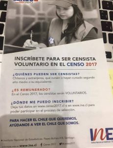 Información sobre Censo 2017. 