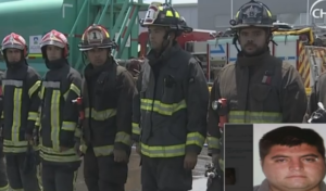 Un minuto de silencio por la muerte de un nuevo mártir de bomberos de Chile, Hernán Avilés