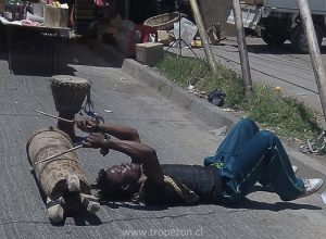 El músico congolés está de paso