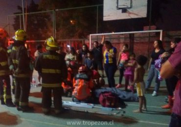 Ambulancia no llega a prestar auxilio a víctima de accidente deportivo en Pudahuel