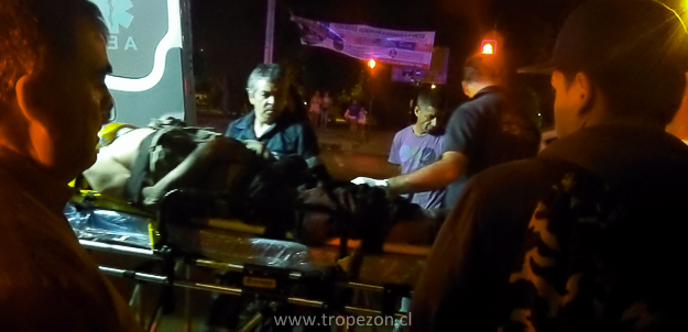 Hombre en estado de gravedad tras accidente de tránsito en Pudahuel