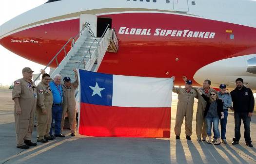 Avión Supertanquer regresó desde Pudahuel a su país de origen