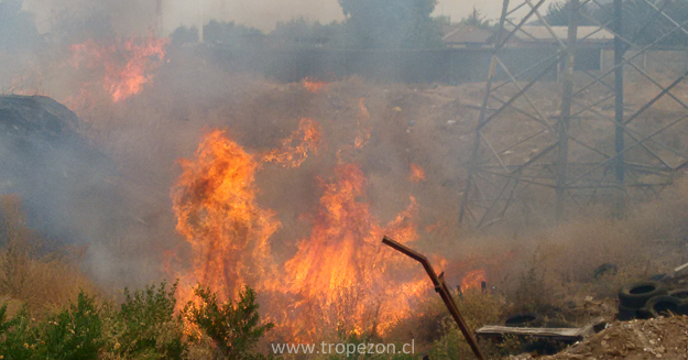 Incendio de pastizales