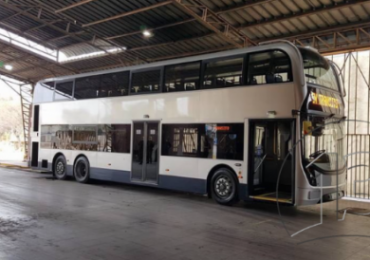 Buses de dos pisos del Transantiago estarán a prueba en Pudahuel