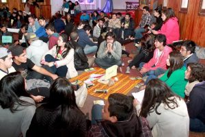 Jóvenes en Punta de Tralca