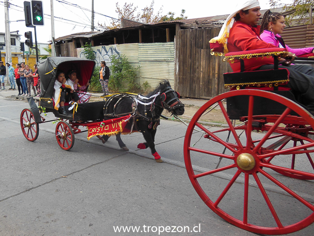 Menores en caravana de cuasimodos
