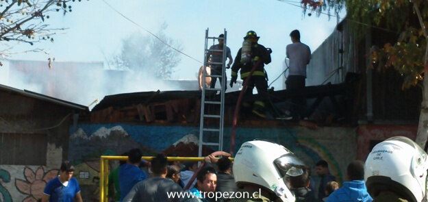 Incendio calle Ronda de Niños con Federico Errázuriz