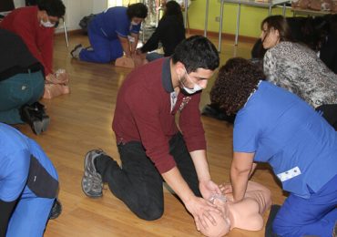 C.R.S. Capacitó a funcionarios en reanimación cardiopulmonar