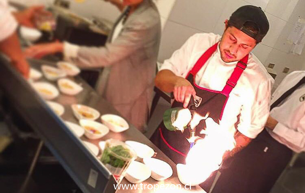Juan Pablo Ponce, chef profesional