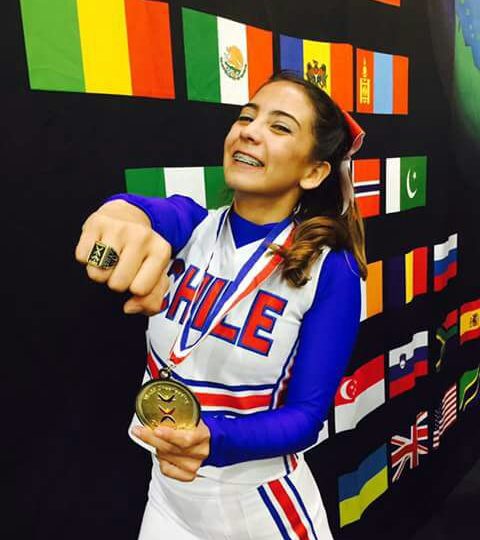 Oro para Cerro Navia: Joven de nuestra comuna fue campeona con Team Chile de Cheearleaders en EE.UU.