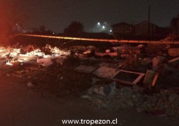 Lamentable: Hombre muere quemado en Cerro Navia