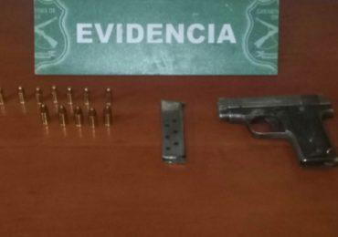 Sujetos son detenidos por porte ilegal de armas de fuego y munición