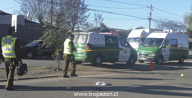 Hombre  en riesgo de muerte por atropello en Pudahuel