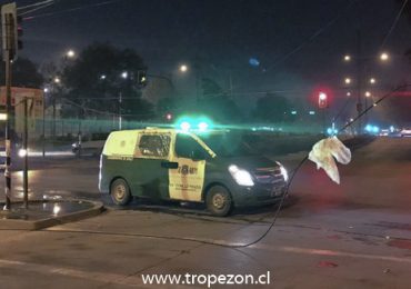 Choque provocó gran congestión vehicular en Pudahuel