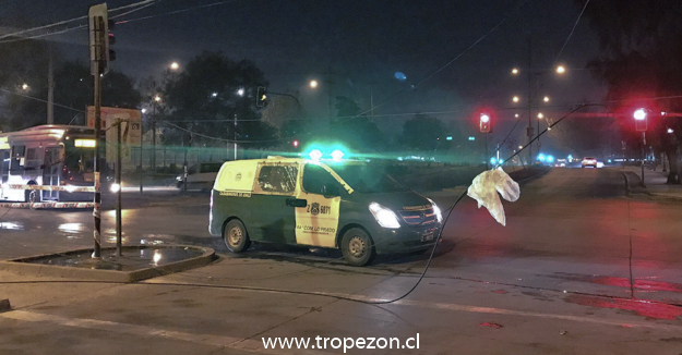 Choque provocó gran congestión vehicular en Pudahuel