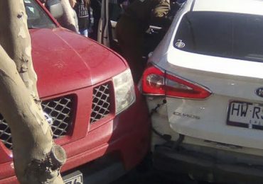 Accidente de tránsito involucró a transporte escolar en Pudahuel