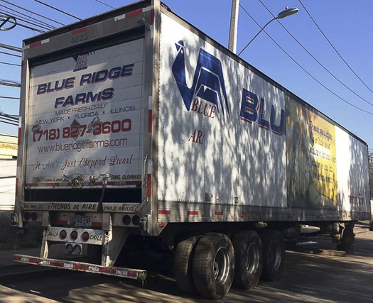 Encuentran en Pudahuel rampa de transporte de carga robada en Llay Llay