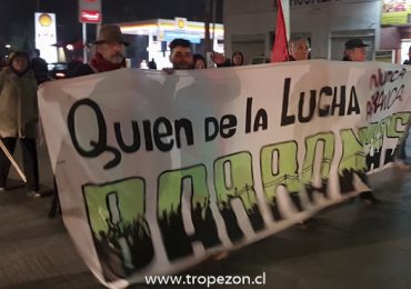Vecino de Pudahuel y Cerro Navia marcharon para decir NO + AFP