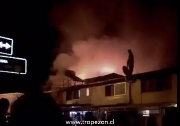 Incendio destruye viviendas en Pudahuel sur
