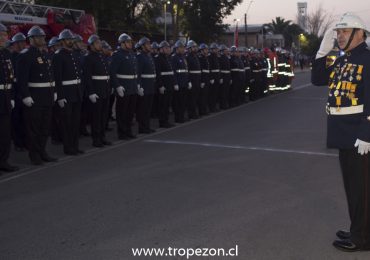 Carro de bomberos entra oficialmente en servicio en la Bomba Pudahuel