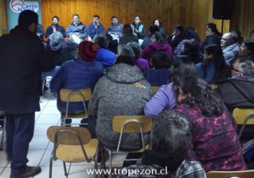 Vecinos realizan observaciones a construcción de Parque La Hondonada de Cerro Navia