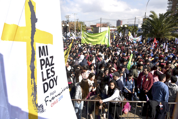 30 mil jóvenes peregrinaron esta tarde al Santuario del Padre Hurtado