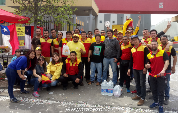 Sindicato DHL Express Chile lleva 4 días de huelga legal en Pudahuel