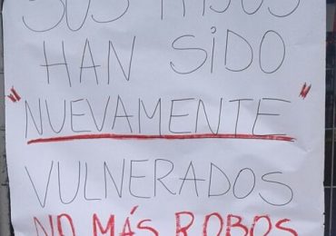 Jardín Ratyito de Luna de Pudahuel realiza paro en reclamo por constantes robos