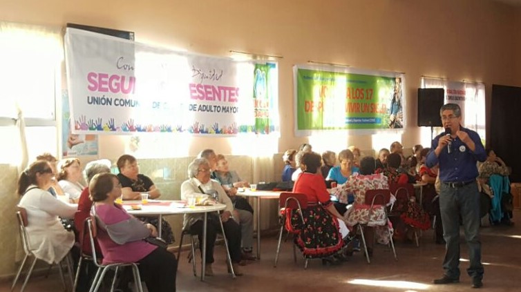 Candidato a diputado Ricardo Camargo reafirma compromiso con adultos mayores de Pudahuel