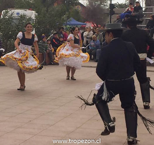 La lluvia estropeó la fiesta de la chilenidad en Pudahuel