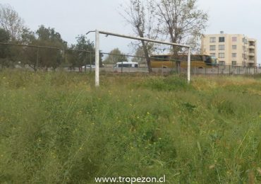 Canchas de fútbol de General Bonilla carecen de mantención en Pudahuel