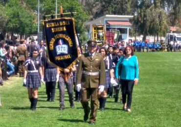 Carabineros y brigadas escolares de Pudahuel participaron en emotivo cierre de año