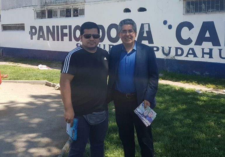 Candidato a diputado Ricardo Camargo visita feria libre de Pudahuel sur