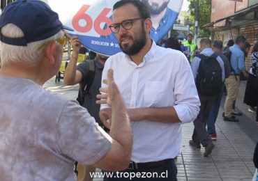 Pablo Vidal sale a agradecer personalmente por el apoyo electoral