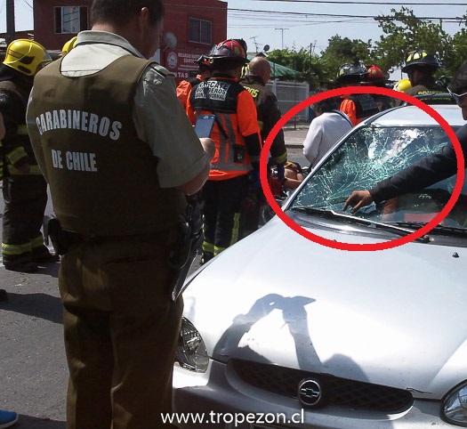 Choque entre una camioneta y bicicleta dejó a una persona herida de gravedad en Pudahuel