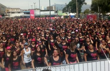 Gran zumbaton en Pudahuel reúne a más de 2000 personas