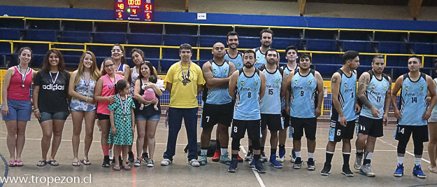 Cerro Navia logra segundo lugar varones y tercer puesto de damas en el Campeonato Intercomunal de Básquetbol