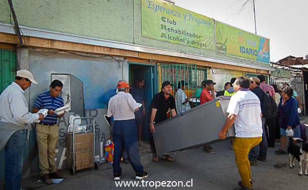 Quitan sede social en donde se daba comida a gente en situación de calle en Pudahuel