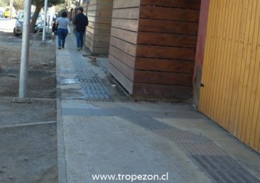 Trabajos de mejoramiento de bandejón en San Francisco presenta irregularidades en línea divisoria en Pudahuel