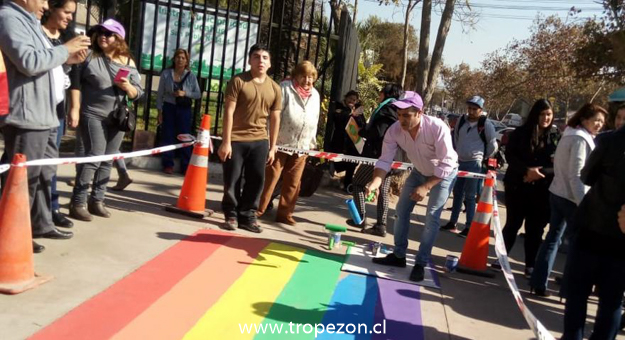 Con intervención artística se celebró el día internacional de la diversidad en Pudahuel