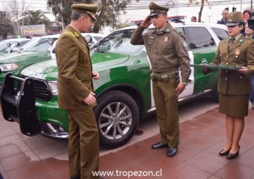 Con blindaje antibalas se incorporan nuevos vehículos a carabineros, en Pudahuel