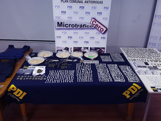 Cuatro detenidos y siete casas allanadas por la PDI en Pudahuel