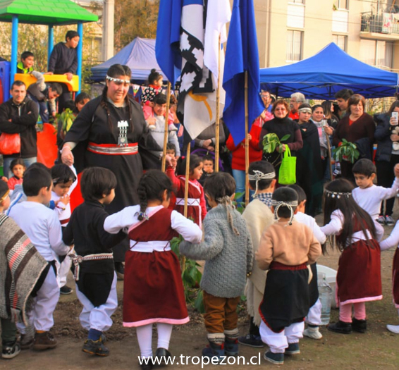 Con el Sello de Multiculturalidad, en Jardín Infantil de Cerro Navia se celebra el “We Tripantu”