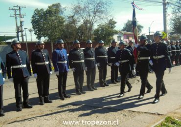 La compañía de bomberos, Bomba Pudahuel, celebra un nuevo aniversario de la llegada de su primer carro