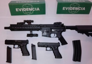 Cuatro sujetos son detenidos por carabineros por porte de armas de fuego en Pudahuel