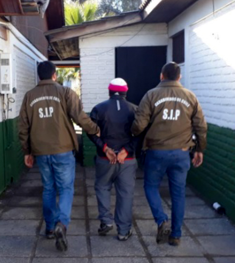 Carabinero en Pudahuel detiene a sujeto que se encontraba prófugo desde el año 2011