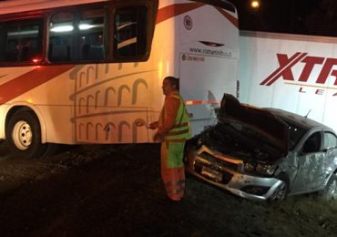 Alta Congestión vehicular en la ruta 68 por colisión múltiple en Pudahuel