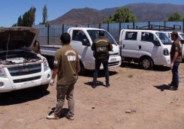 En Pudahuel rural se realiza Operativo policial que permite recuperar docena de vehículos robados