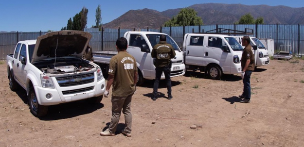 En Pudahuel rural se realiza Operativo policial que permite recuperar docena de vehículos robados