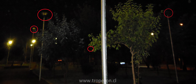 Qué está pasando en Pudahuel con tantos faroles  apagados por la noche